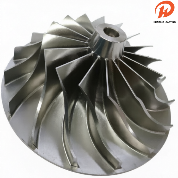Дәл CNC өңделген ортадан тепкіш компрессордың дөңгелектері